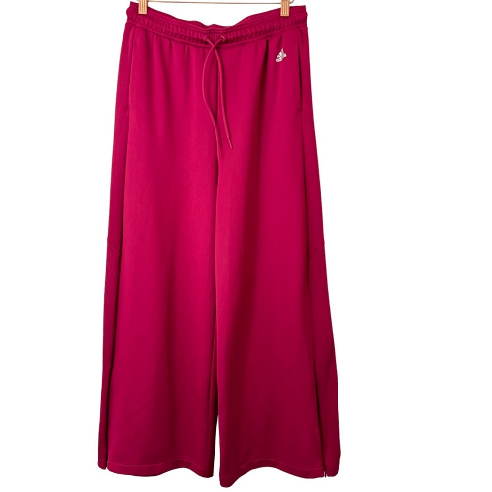 Adidas Zoe Saldana Wide Leg Aeroready Pants Women’s size Large - Picture 2 of 9